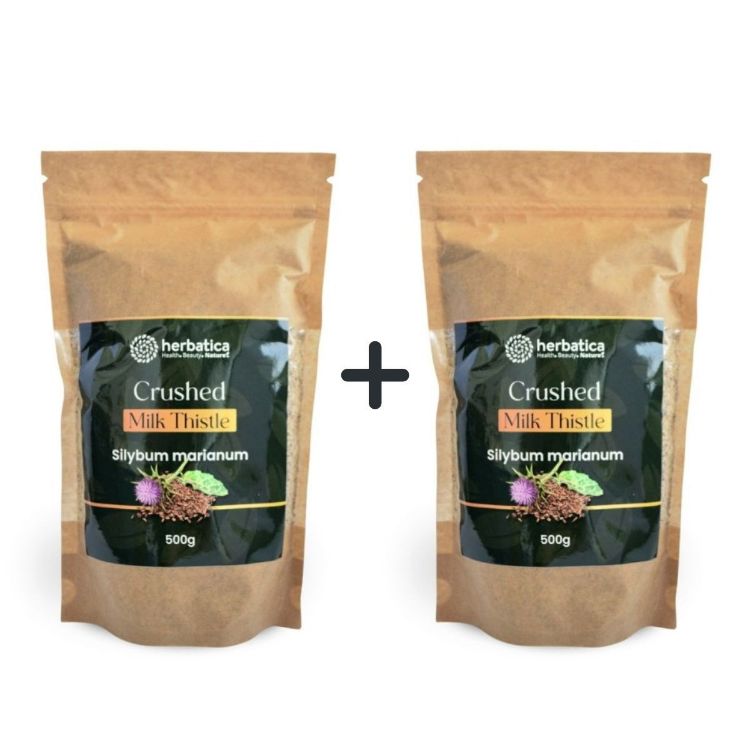 Obrázok z Zvýhodnený set 2x: 100% jemne drvený pestrec mariánsky - 500g - Herbatica