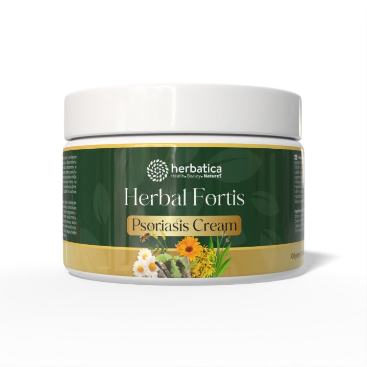Obrázok z Herbal Fortis Psoriasis Cream - regeneračný krém pre pokožku so sklonom k psoriáze – 200 ml - Herbatica
