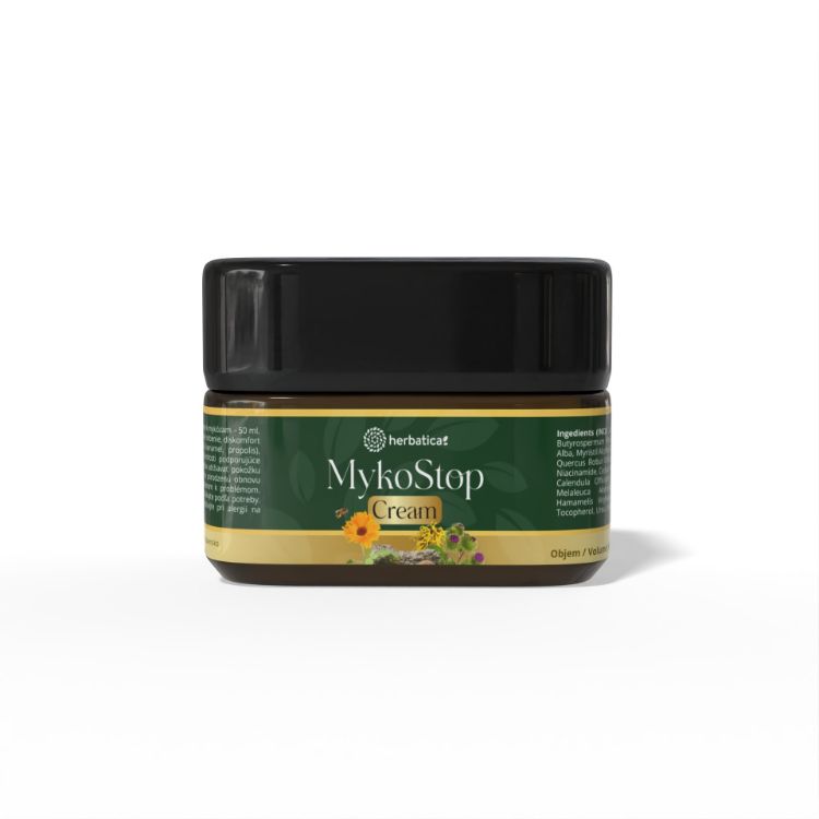 Obrázok z MykoStop Forte Cream - antimykotický regeneračný krém na pokožku a nechty - 50 ml -  Herbatica