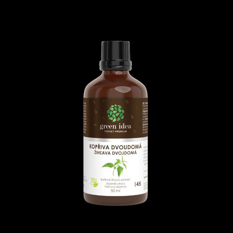 Obrázok z Žihľava dvojdomá – tinktúra – kvapky 50 ml – Green idea