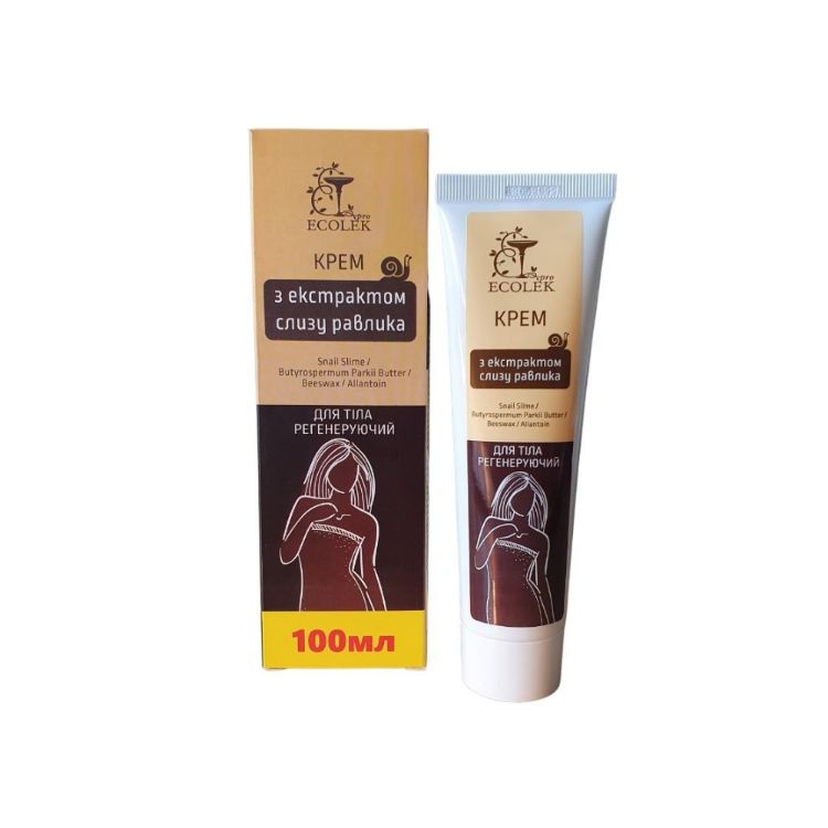 Obrázok z Telový regeneračný krém s extraktom zo slimačieho slizu - 100 ml - Ecolek