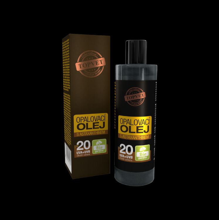 Obrázok z Opaľovací olej s astaxantínom SPF 20 – 100 ml – Green idea