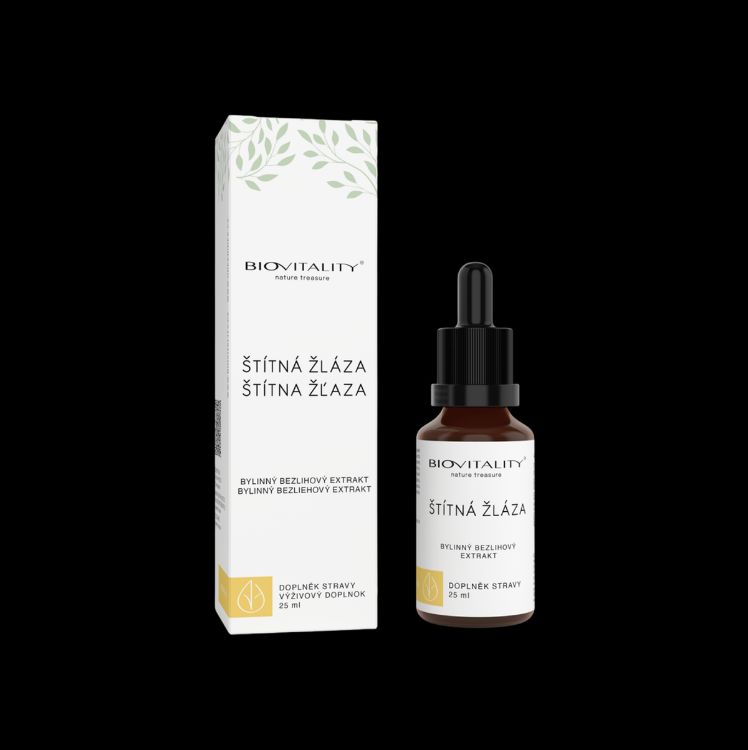 Obrázok z Štítna žľaza bezliehová tinktúra – kvapky 25 ml – Green idea