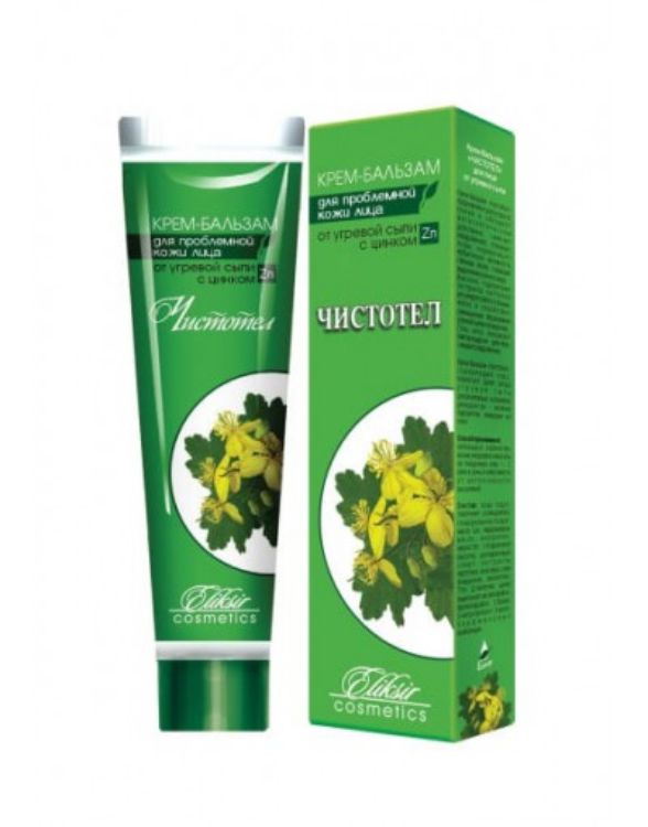 Obrázok z Krémový balzam "Lastovičník extrakt" čistotel - Elixir - 40 ml