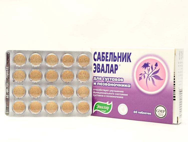 Obrázok z Nátržnica močiarna "sabelnik" - Evalar - 60 tabliet