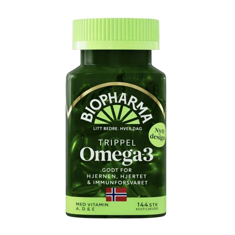 Obrázok z Trippel Omega 3 - Biopharma - 144 kapsúl