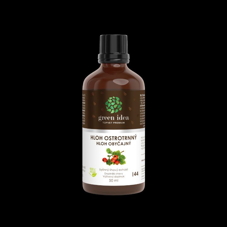 Obrázok z Hloh ostrotrnný – tinktúra – kvapky 50 ml – Green idea