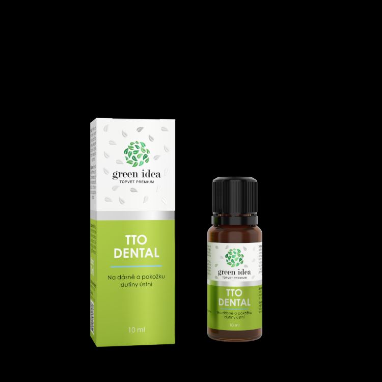 Obrázok z TTO Dental – bylinný roztok na ústnu dutinu 10 ml - Green idea