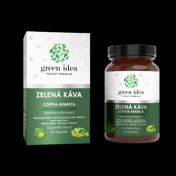 Obrázok z Zelená káva bylinný extrakt – 60 kapsúl – Green idea