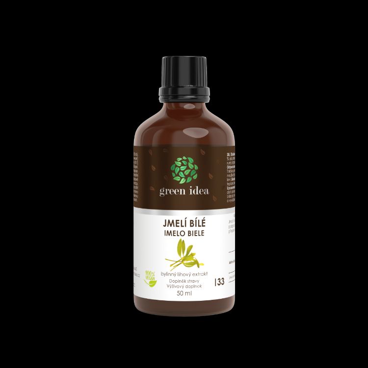 Obrázok z Biele imelo – tinktúra – kvapky 50 ml – Green idea