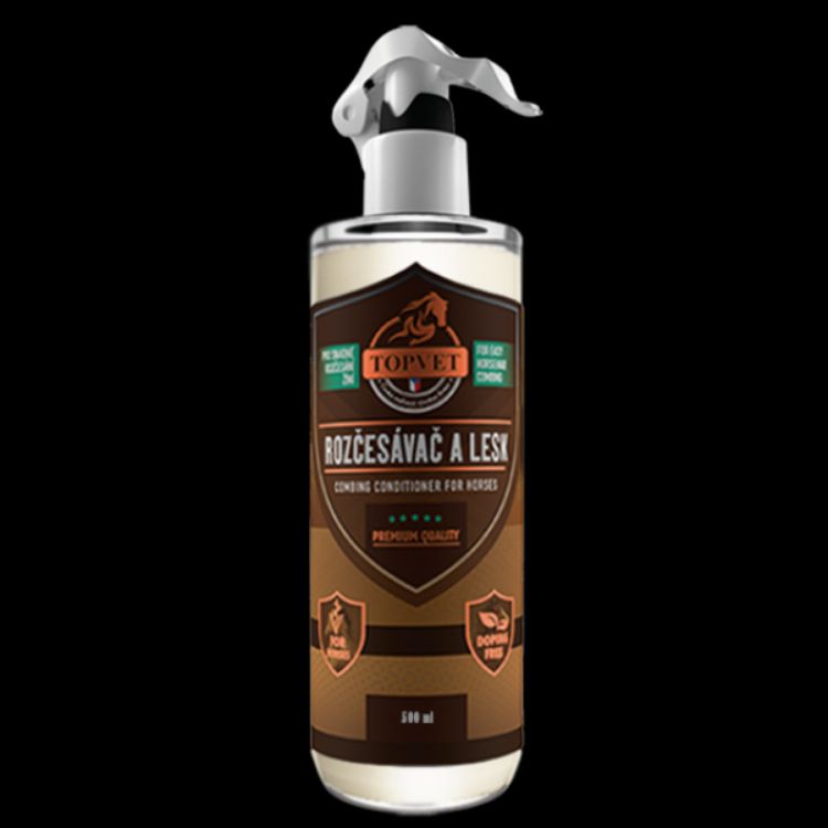 Obrázok z Rozčesávač a lesk pre kone 500 ml - Green idea