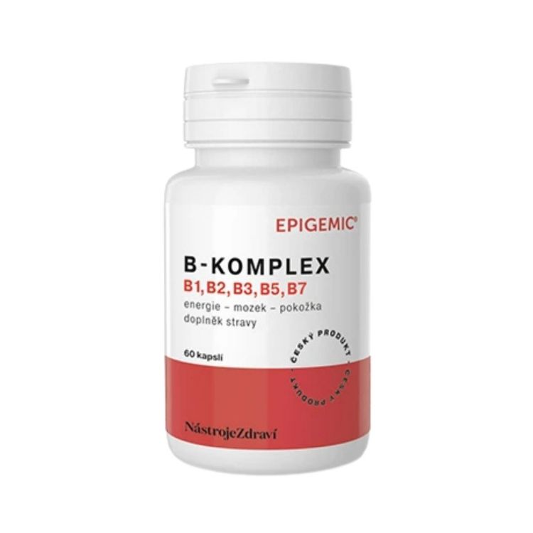Obrázok z B-KOMPLEX B1, B2, B3, B5, B7 - 60 kapsúl - Epigemic®