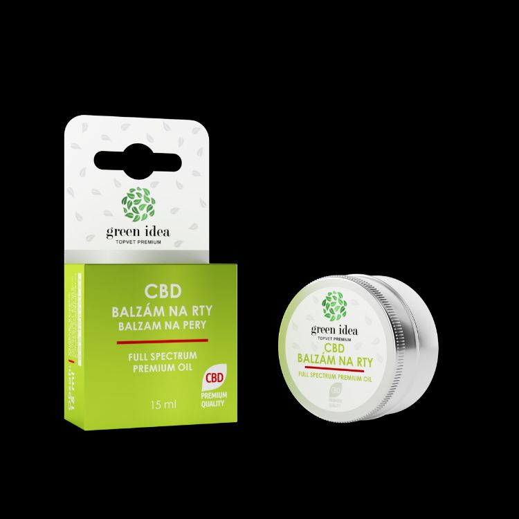 Obrázok z CBD balzam na pery 15 ml - Green idea
