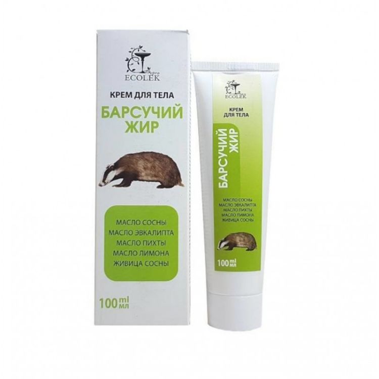 Obrázok z Jazvečia masť (tuk) – telový krém – 100 ml – Ecolek