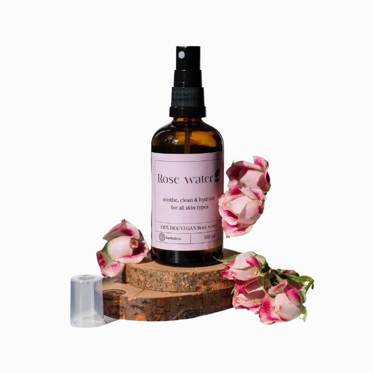Obrázok z Ružová voda 100% BIO prírodná - Herbatica Objem: 50 ml