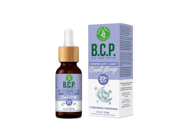 Obrázok z Konopné kvapky s BCP Dobrý spánok - 30 ml - Zelená Země
