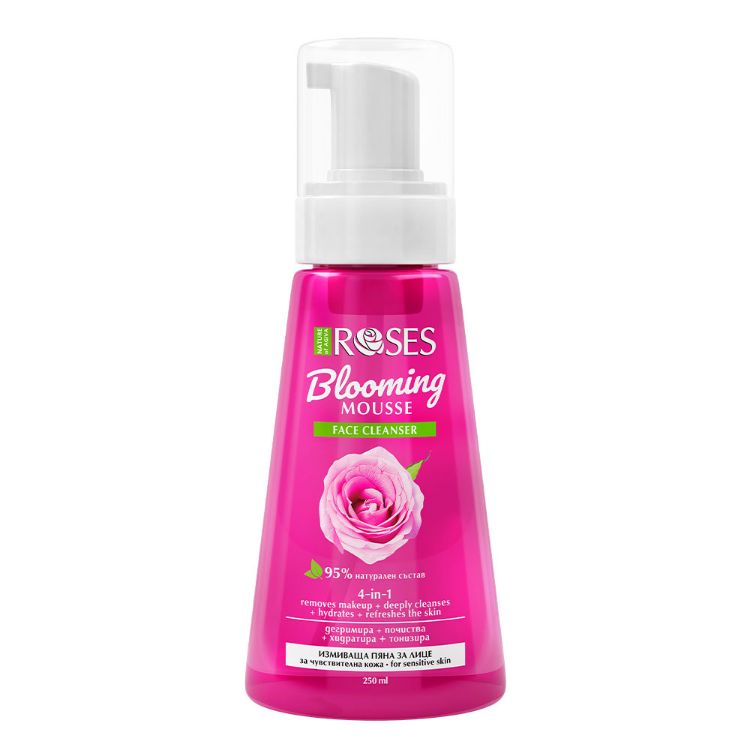 Obrázok z 4v1 Rozjasňujúca pleťová pena ROSES 250 ml - NATURE OF AGIVA