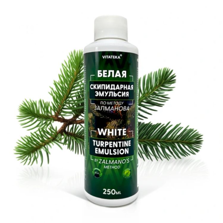 Obrázok z Biela terpentínová kúpeľová emulzia – 250 ml – Vitateka