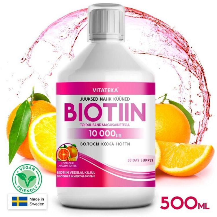 Obrázok z Biotín 10 000 mikrogramov 500 ml - Vitateka