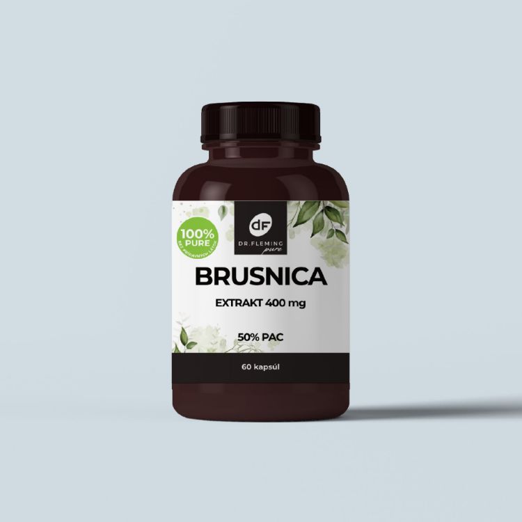 Obrázok z Brusnica Extrakt 50% PAC - 60 kapsúl - Dr. Fleming