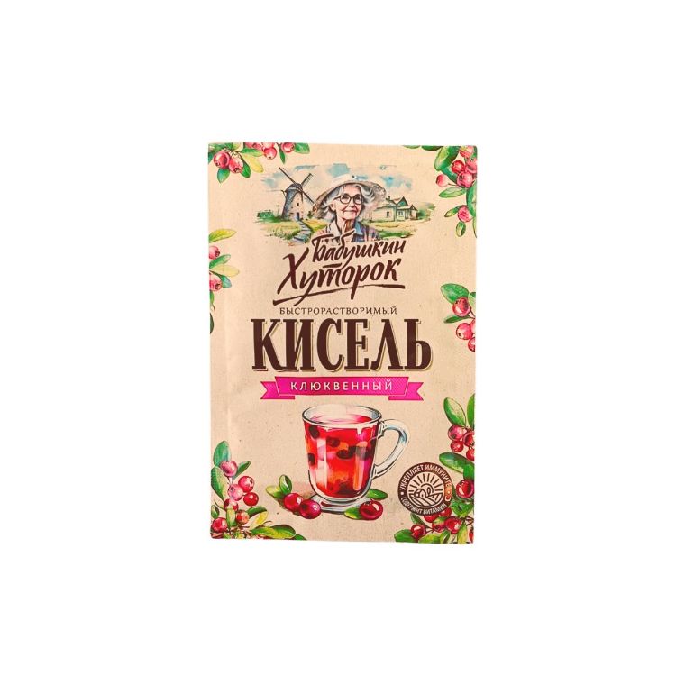 Obrázok z Brusnicový kisiel v prášku (brusnica obyčajná) - 30 g - Hutorok