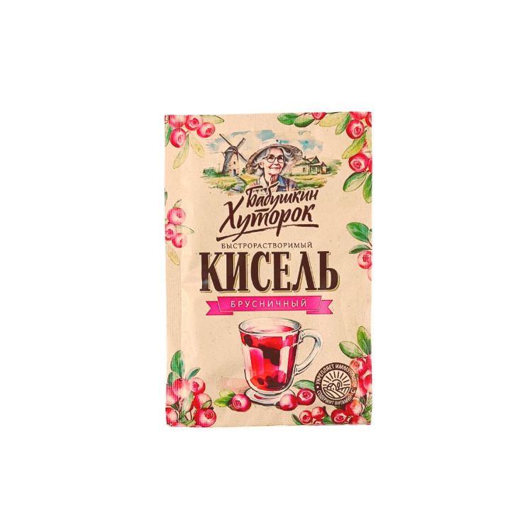 Obrázok z Brusnicový kisiel v prášku (kľukva) - 30 g - Hutorok