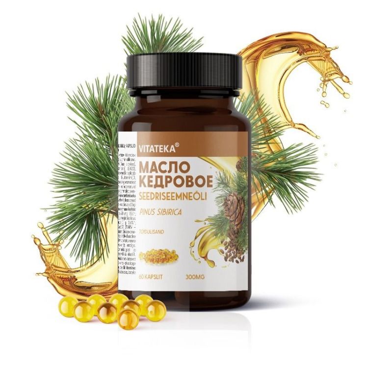 Obrázok z Cédrový olej 300 mg – 60 kapsúl – Vitateka