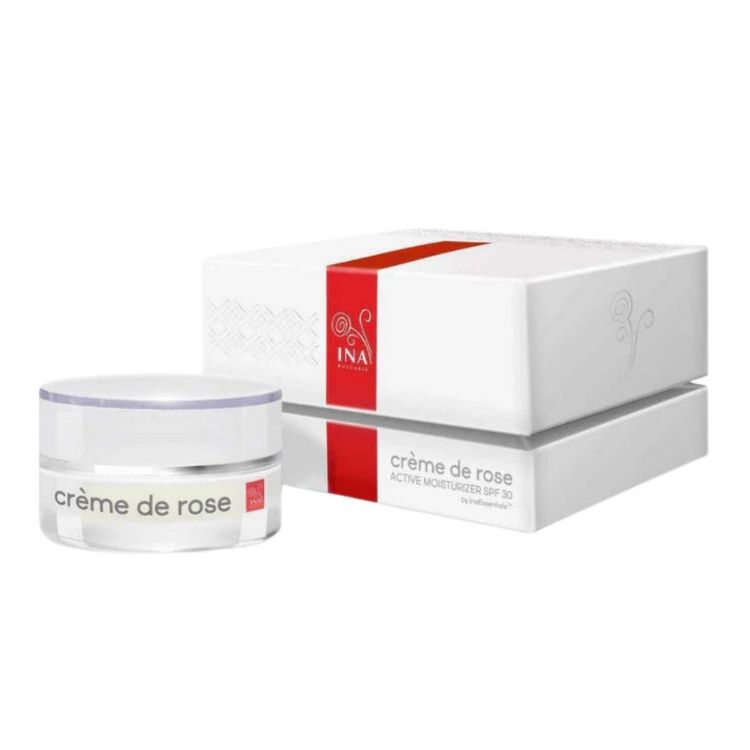 Obrázok z Crème de rose - hydratačný krém s SPF30 - vysoko obohatený o organický esenciálny ružový olej - 50 ml - INA Essentials