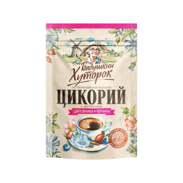Obrázok z Čakanková káva s čučoriedkou a šípkou - 100 g - Hutorok