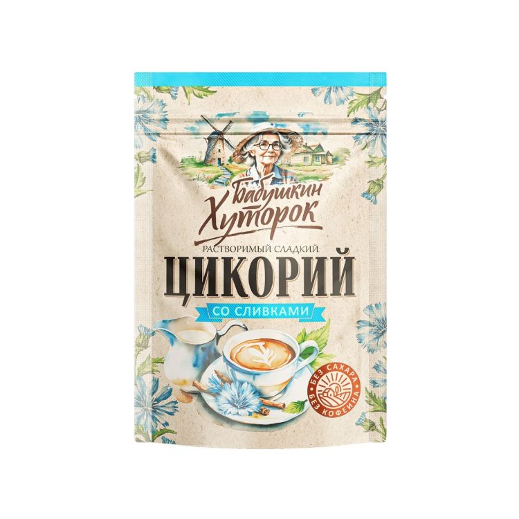 Obrázok z Čakanková káva so stéviou a rastlinnou smotanou - 100 g - Hutorok
