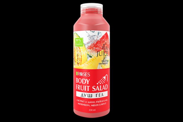 Obrázok z FRUIT SALAD – Prírodný sprchový gél vodný melón, cukrový melón & med 330 ml - NATURE OF AGIVA