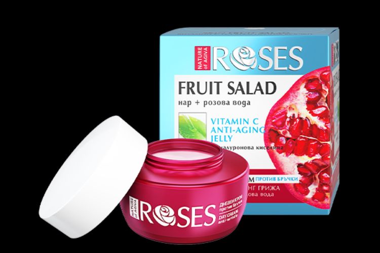 Obrázok z FRUIT SALAD vitamín C gélový krém proti vráskam s extraktom z granátového jablka a ružovou vodou 50 ml - NATURE OF AGIVA