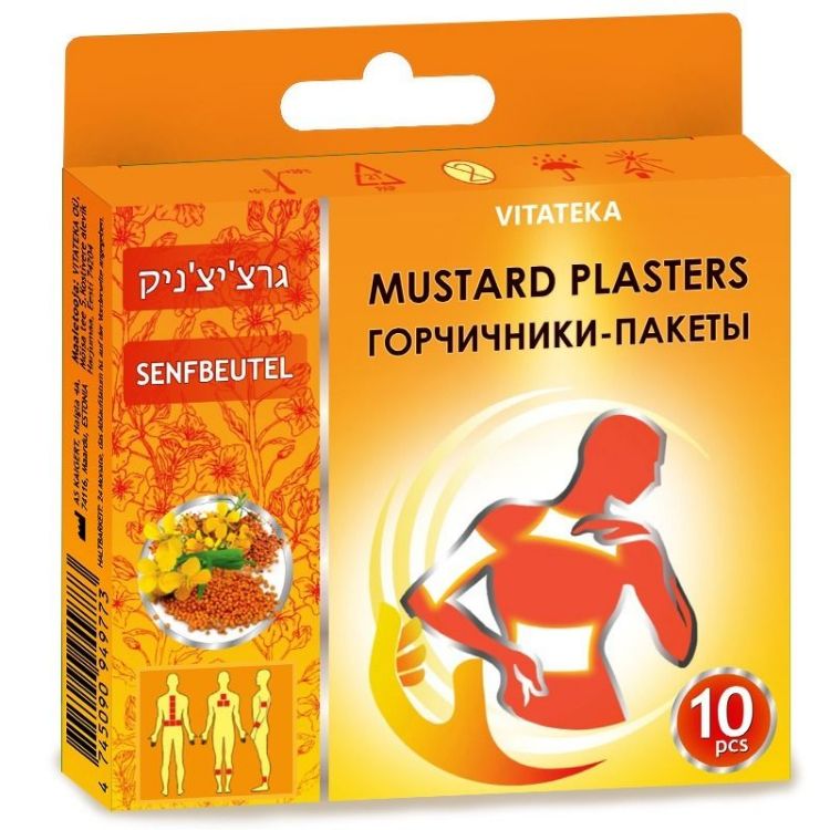 Obrázok z Horčicové náplasti – 10 ks – Vitateka