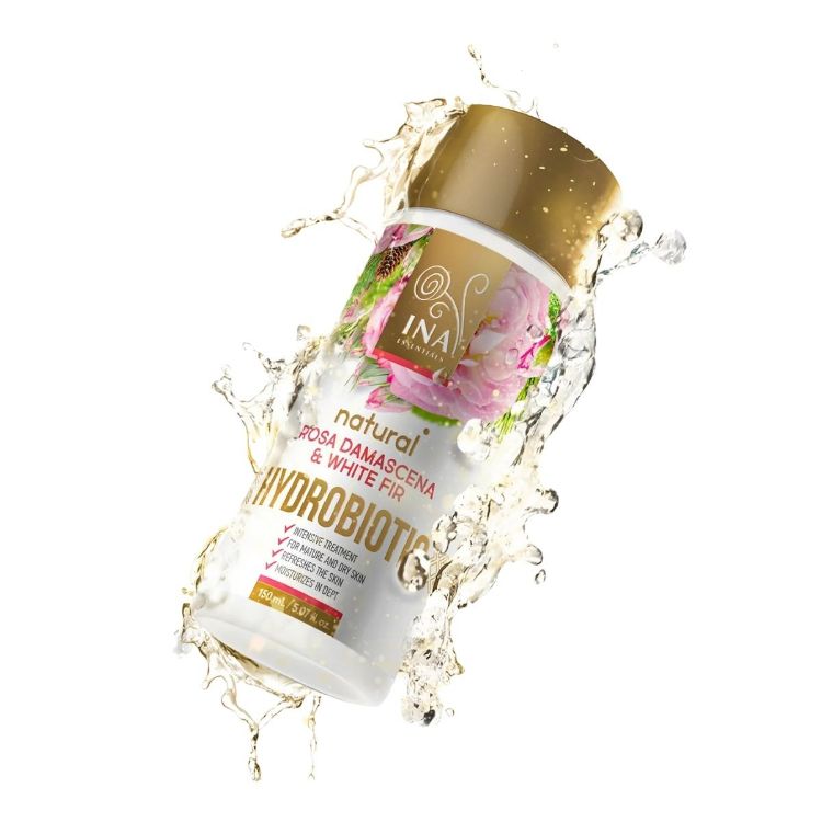 Obrázok z HYDROBIOTIC - ruža, jedľa biela & citrónová kôra - intenzívna anti-age starostlivosť - 150 ml - INA Essentials