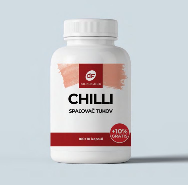 Obrázok z Chilli Spaľovač tukov - 110 kapsúl - Dr. Fleming