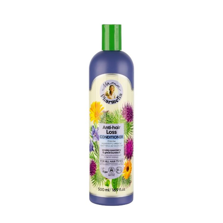 Obrázok z Kondicionér proti vypadávaniu vlasov s rozmarínom a lopúchom - 500 ml - Mama Pharmelia
