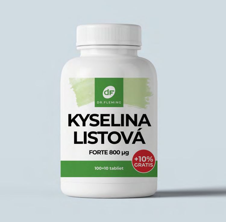 Obrázok z Kyselina Listová - 110 tabliet - Dr. Fleming