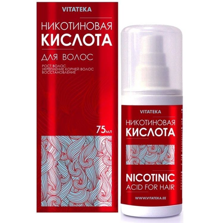 Obrázok z Kyselina nikotínová na vlasy – 75 ml – Vitateka