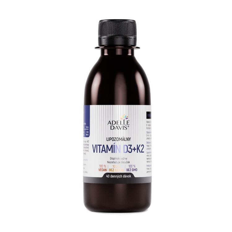 Obrázok z Lipozomálny vitamín D3+K2 200ml - Adelle Davis
