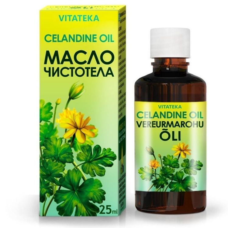 Obrázok z Olej s extraktom z lastovičníka a vitamínom E – 25 ml – Vitateka