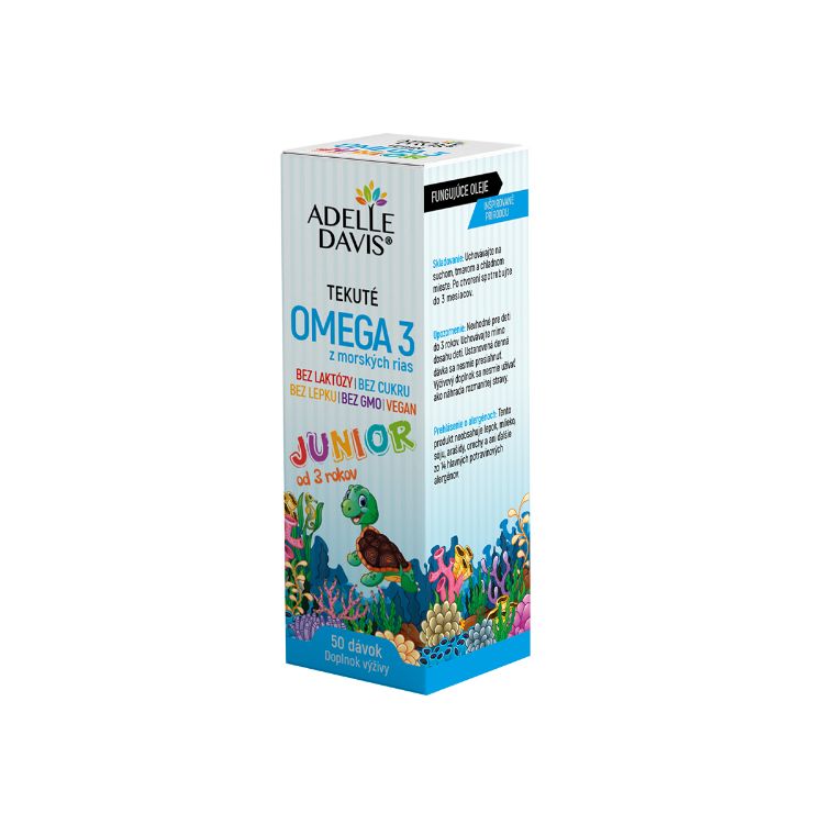 Obrázok z Omega 3 z morských rias JUNIOR 50 dávok - Adelle Davis