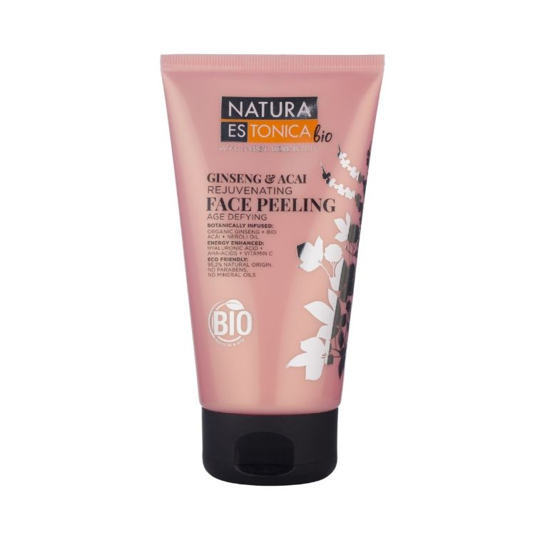 Obrázok z Omladzujúci pleťový peeling so ženšenom a acai - 150 ml - Natura Estonica