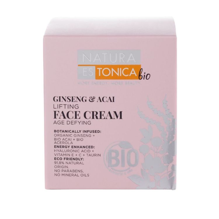 Obrázok z Pleťový krém so ženšenom a acai - 50 ml - Natura Estonica