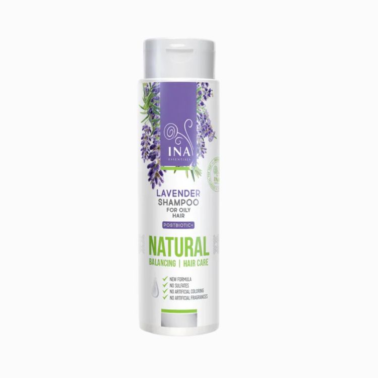 Obrázok z Prírodný levanduľový šampón - lupiny a citlivá pokožka hlavy - 200 ml - INA Essentials
