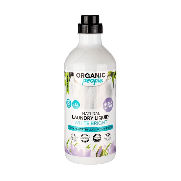 Obrázok z Prírodný prací gél na biele prádlo - 1000 ml - Organic People