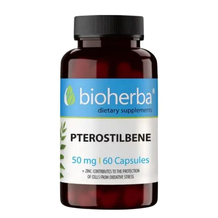 Obrázok z Pterostilbén 50 mg – 60 kapsúl – Bioherba