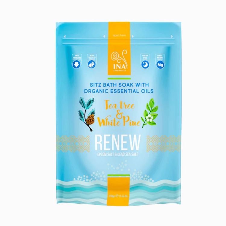 Obrázok z Renew - kúpeľová soľ s čajovníkovým a borovicovým olejom - unavené nohy a plesne - 330 g - INA Essentials
