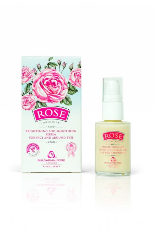 Obrázok z ROSE ORIGINAL – rozjasňujúce a vyhladzujúce sérum na tvár a okolie očí 30 ml - Bulgarian Rose Karlovo