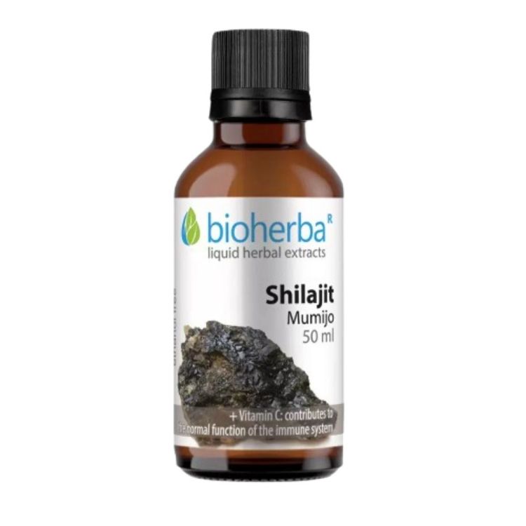Obrázok z Shilajit Mumio - tinktúra kvapky - 50 ml - Bioherba