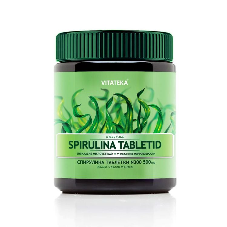 Obrázok z Spirulina 500 mg – 300 tabliet – Vitateka